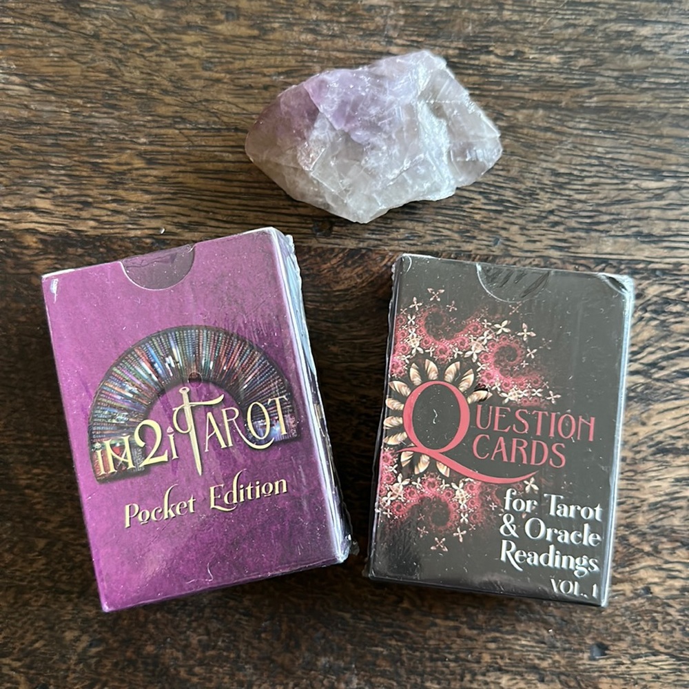 NEW iN2iTarot Pocket Edition & Question Card Deck Keyword Deck Beginner Friendly